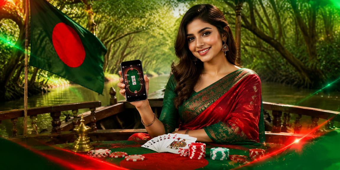 সিলেটে টিন পাত্তি কার্ড গেম — লাল সবুজ থিম